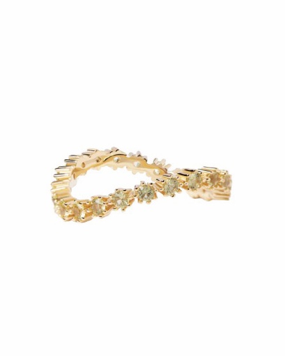 [AN01-461-14] Anillo PdPaola Green Tide Dorado AN01-461-14