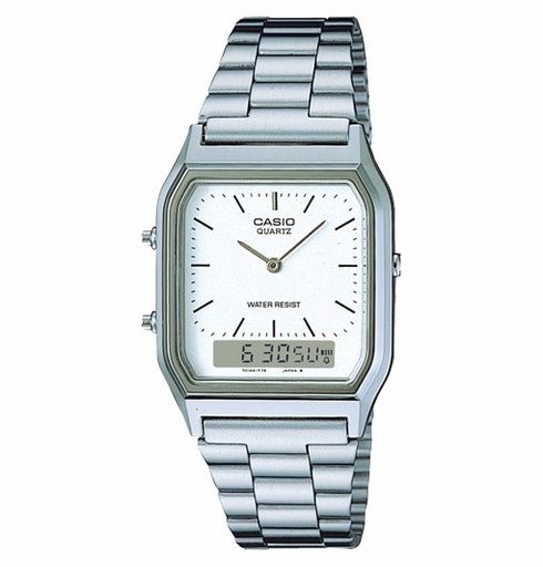 [AQ-230A-7DMQYES] Reloj Casio Vintage Hombre Acero AQ-230A-7DMQYES