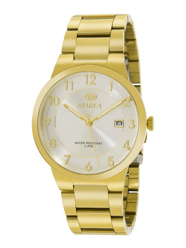 [B54144/5] Reloj Marea Hombre Analógico Acero Dorado B54144/5