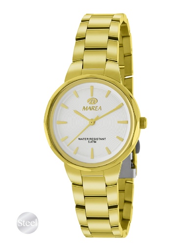 [B54168/5] Reloj Marea Cool Mujer Acero Inoxidable IP Dorado