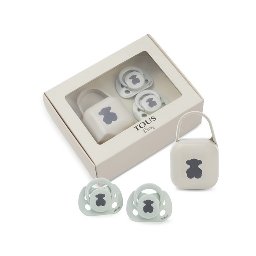 [BEAR-1701-70] Pack 2 Chupetes Tous Baby Bear Verde