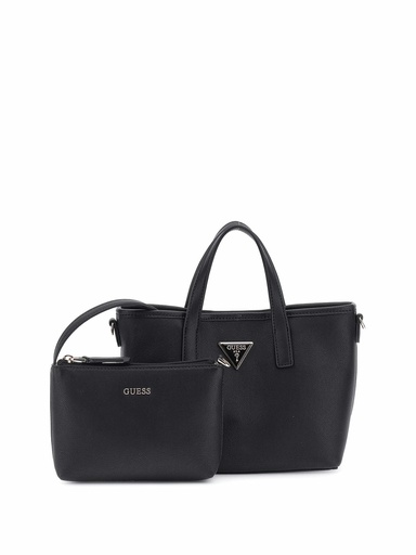 [BG921175-BLACK] Minibolso Guess de Mano Latona Negro