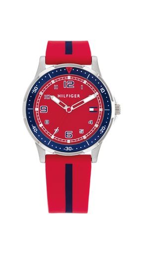 [1720035] Reloj Tommy Hilfiger Niño Analógico Silicona Rojo y Azul 1720035
