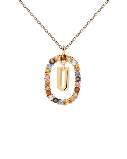 [CO01-280-U] Collar PDPaola Letra U CO01-280-U