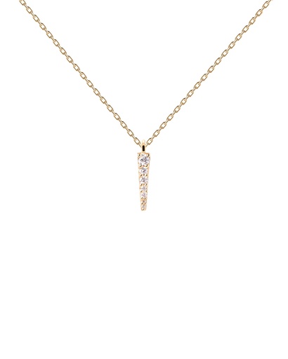 [CO01-478-U] COLLAR PDPAOLA PEAK GOLD NECKLACE