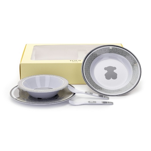 [FEEDING-201-07] Vajilla Tous Baby Feeding Gris
