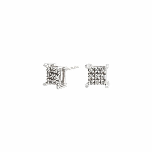 [GEA-101-028-UU] Pendientes Itemporality Lux Botón Oro Blanco Diamantes 0,07