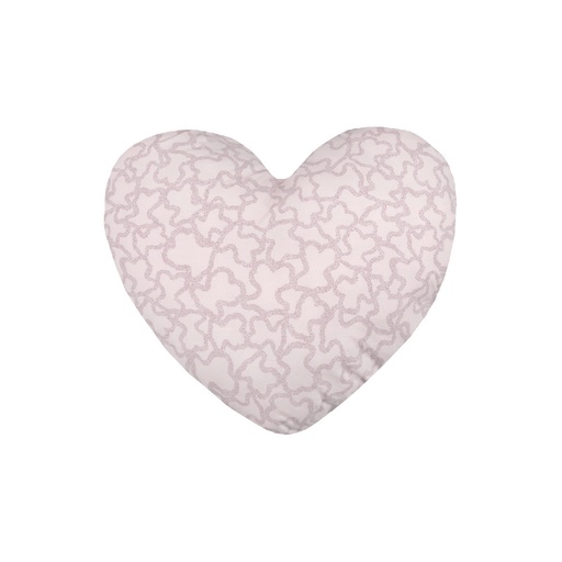 [HKAOS-1411-47] Cojín Tous Baby Decorativo Corazón Estampado Kaos Rosa HKAOS-1411-47