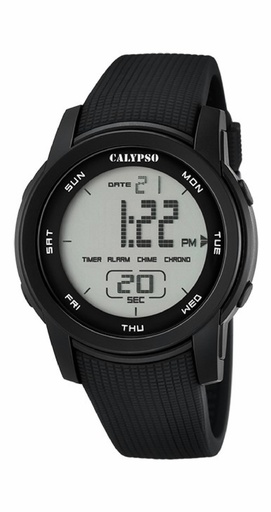 [K5698/6] RELOJ CALYPSO SPLASH NEGRO