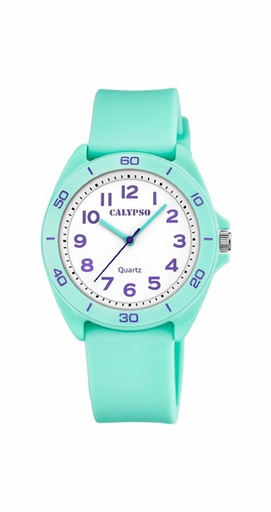 [K5833/3] RELOJ CALYPSO NIÑO.COR.VECL.ESF.BLANC.
