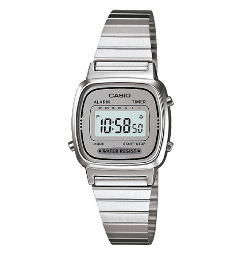 [LA670WEA-7EF] Reloj Casio Vintage Unisex Mini Acero LA670WEA-7EF