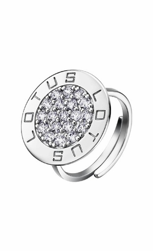 [LP1252-3/1] ANILLO LOTUS SILVER SRA.PIRCINGAG SILVER