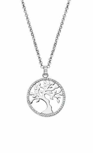 [LP1778-1/1] Collar Lotus Silver Mujer Moments Árbol de la Vida LP1778-1/1