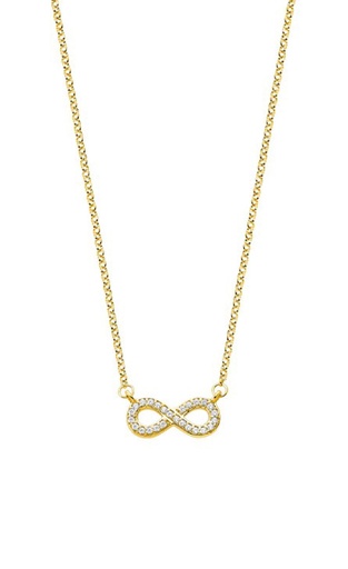 [LP1859-1/2] Collar Lotus Silver Mujer Infinito Dorado