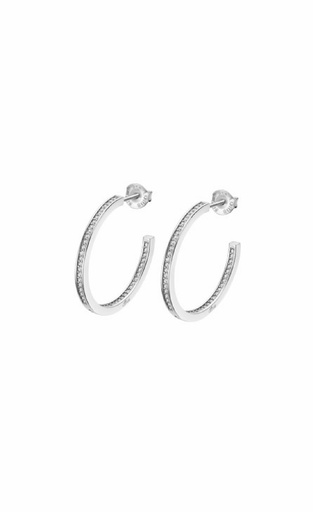 [LP1937-4/2] Pendientes Lotus Silver Mujer Aros 25MM LP1937-4/2