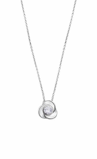 [LP3059-1/1] Collar Lotus Silver Pure EssentialLP3059-1/1
