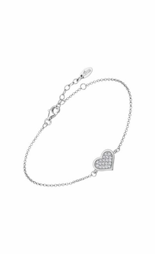 [LP3125-2/1] Pulsera Lotus Silver Moments Corazón Circonitas Plata