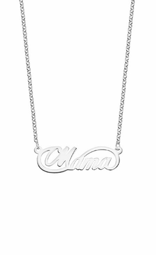 [LP3402-1/1] Collar Lotus Silver Mujer Mamá Infinito