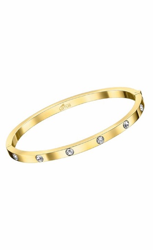 [LS1846-2/2] Pulsera Lotus Style Acero inoxidable IP Oro Circonitas Intercaladas LS1846-2/2