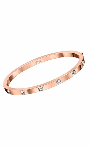 [LS1846-2/3] Pulsera Lotus Style Acero Inoxidable Rose y Circonitas LS1846-2/3