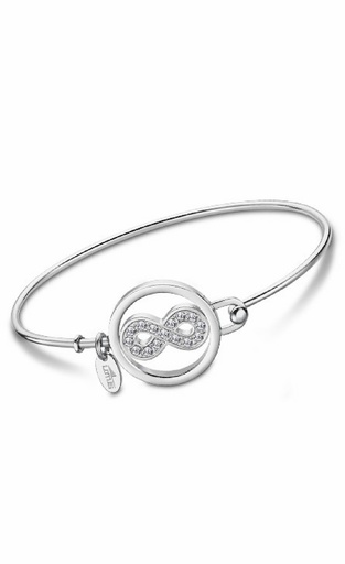 [LS2014-2/5] Pulsera Lotus style millenial infinito Mujer de acero inoxidable