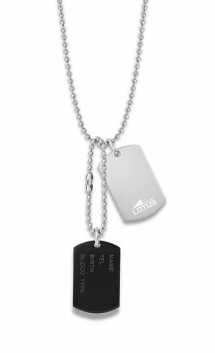 [LS2139-1/5] Collar Lotus Style Urban Man Chapa Acero Inoxidable LS2139-1/5