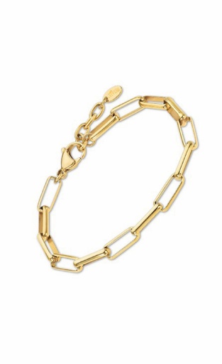 [LS2230-2/2] Pulsera Lotus Style Mujer Eslabones Acero Dorado LS2230-2/2