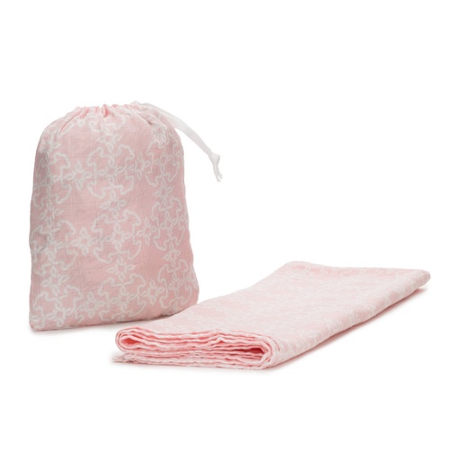 [MUSE-606-47] Muselina Tous Baby con funda gasa muse rosa