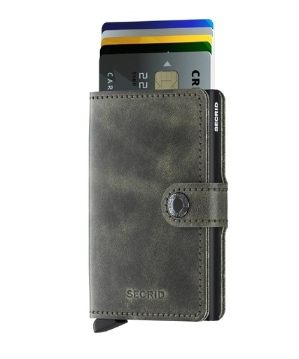[MV-OLIVE-BLACK] Cartera Secrid Miniwallet vintage olive