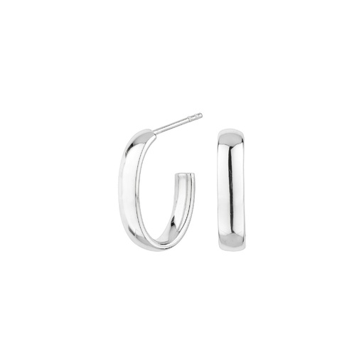 Pendientes Itemporality New York Oval Plata