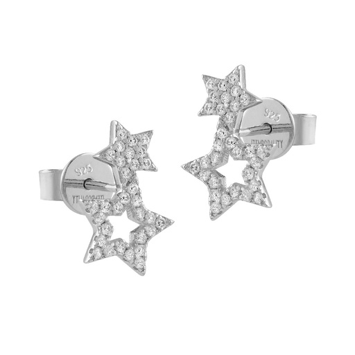 [SEA-101-178-UU] Pendientes Itemporality Starry Night Estrellas Rodiada y Circonitas