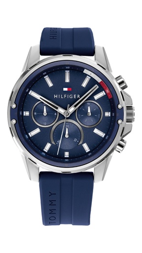 [1791791] Reloj Tommy Hilfiger Mason correa silicona azul