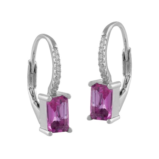 [SEA-103-000-UU] Pendientes Itemporality Aros Criolla y Piedra Rosa