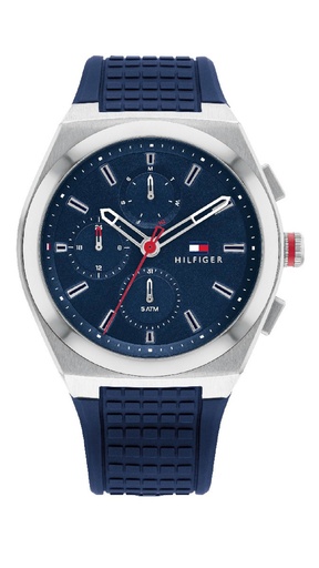 [1791899] Reloj Tommy Hilfiger Connor Hombre Silicona Azul