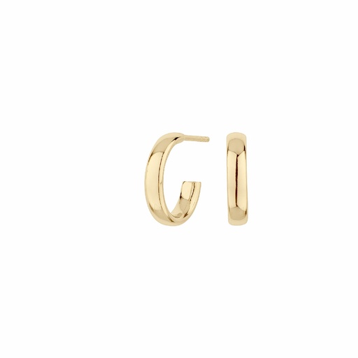 Pendientes Itemporality Melbourne Oval Plata Chapada