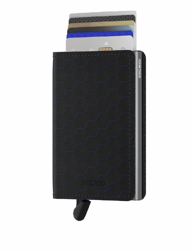 [SOP-BLACK-TITA] Cartera Secrid Slimwallet Optical Black-Titanium