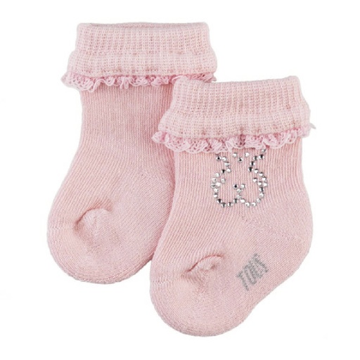 [SSOCKS-701-47] Set de 2 calcetines Tous Baby de ceremonia Sweet Socks Rosa