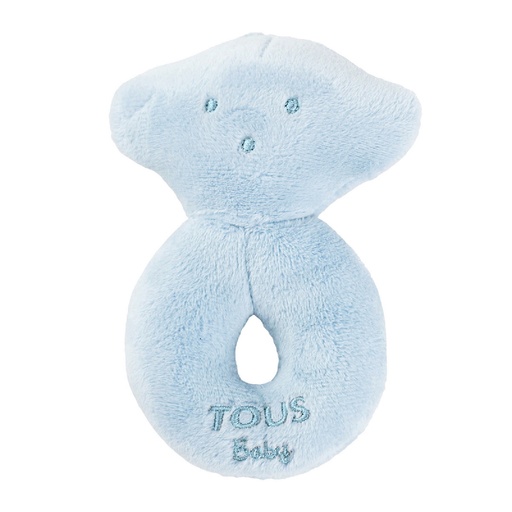 [T.BEAR-601-67] Oso Sonajero Tous TBear Azul Celeste